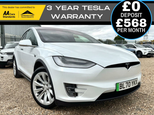 Tesla Model X  (Dual Motor) Long Range Plus SUV 5dr Electric Auto 4WDE (6 SEATS)