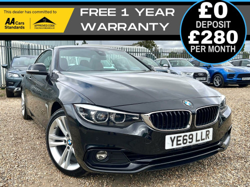 BMW 4 Series  2.0 420i GPF Sport Convertible 2dr Petrol Auto Euro 6