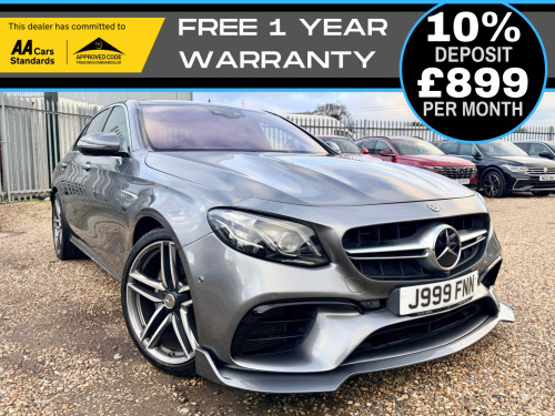 Mercedes-Benz E-Class  4.0 E63 V8 BiTurbo AMG (Premium) Saloon 4dr Petrol SpdS MCT 4MATIC+ Euro 6 