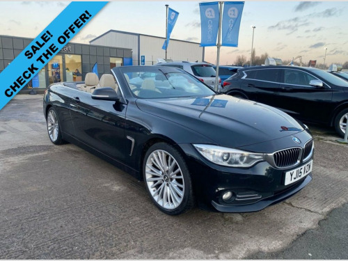 BMW 4 Series  2.0 420d Luxury Convertible 2dr Diesel Auto Euro 6