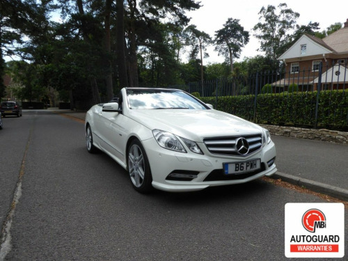 Mercedes-Benz E-Class E200 1.8 E200 BlueEfficiency Sport Cabriolet 2dr Petrol
