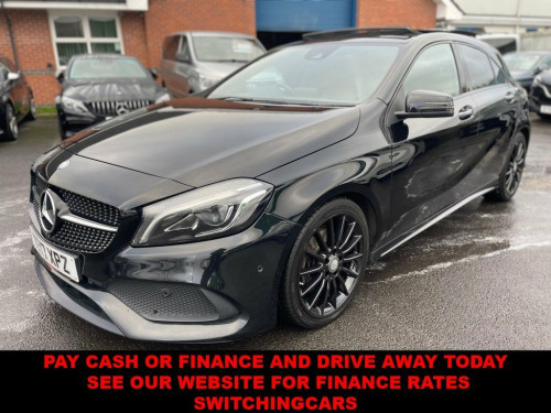 Mercedes-Benz A-Class A160 1.6 A160 AMG Line (Premium Plus) Hatchback 5dr Pet 