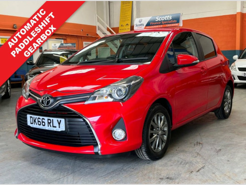 Toyota Yaris  1.3 VVT-I ICON M-DRIVE S 5 DOOR AUTOMATIC RED LOW 