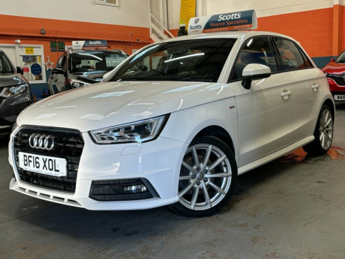 Audi A1  1.4 TFSI S line Sportback 5 Door Petrol White S Tr