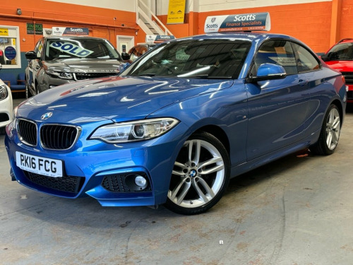 BMW 2 Series  2.0 220d M Sport Coupe 2 Door Diesel Automatic Blu