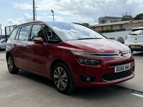 Citroen Grand C4 Picasso  1.6 BlueHDi Exclusive MPV 5 Door Diesel Manual Red