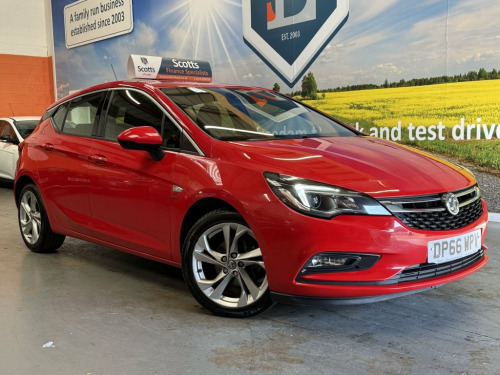 Vauxhall Astra  1.4i SRi Hatchback 5 Door Petrol Manual Red Euro 6