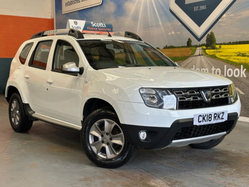 Dacia Duster  1.2 TCe Nav+ SUV 5 Door Petrol Manual White Euro 6