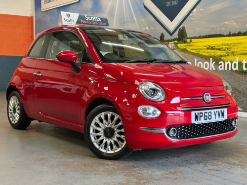 Fiat 500  1.2 Lounge Hatchback 3 Door Petrol Manual Red Euro