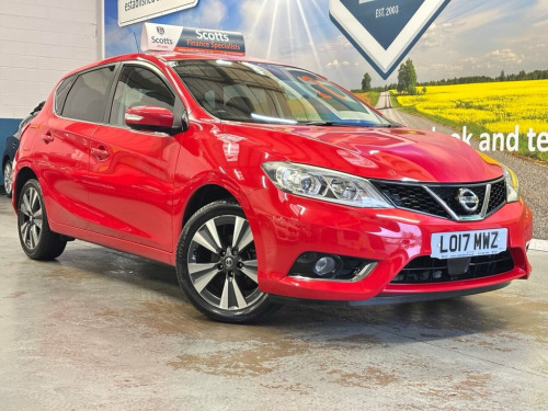 Nissan Pulsar  1.2 DIG-T Tekna Hatchback 5 Door Petrol Manual Red