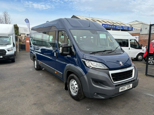 Peugeot Boxer  2.0 BlueHDi H2 H4 17 SEATER MINIBUS 130ps