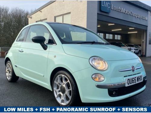 Fiat 500  0.9 TWINAIR CULT 3d 105 BHP LEATHER + FSH + SENSOR