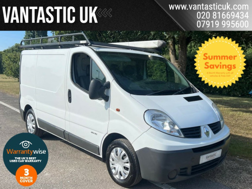 Renault Trafic  SL27dCi 115  Van Euro 5 PX TO CLEAR  SWB NO VAT NO VAT