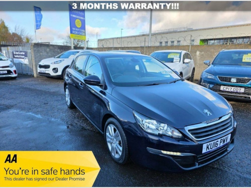 Peugeot 308  1.6 BlueHDi Active Hatchback 5dr Diesel Manual Eur