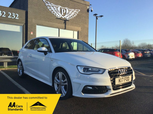 Audi A3  2.0 TDI S line Hatchback 3dr Diesel Manual  FREE D