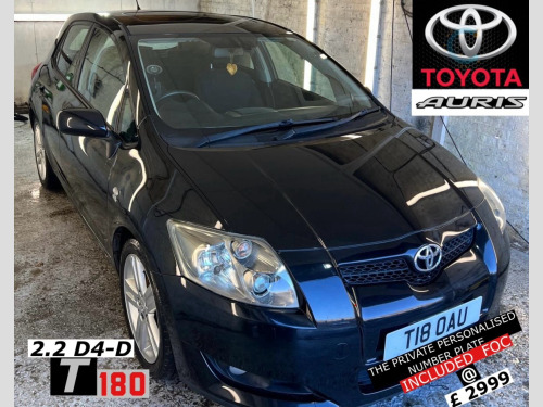 Toyota Auris  2.2 D-4D T180 Hatchback 5dr Diesel Manual (164 g/km, 177 bhp)