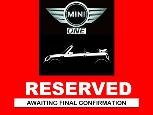 MINI Convertible  1.6 One Convertible 2dr Petrol Manual Euro 5 (98 ps)