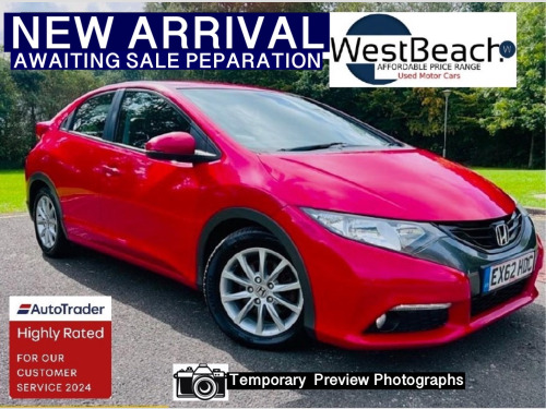 Honda Civic  1.8 i-VTEC EX Hatchback 5dr Petrol Manual Euro 5 (s/s) (142 ps)