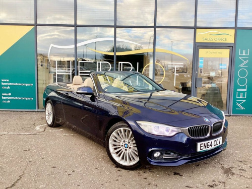 BMW 4 Series  3.0 435i Luxury Convertible 2dr Petrol Auto Euro 6