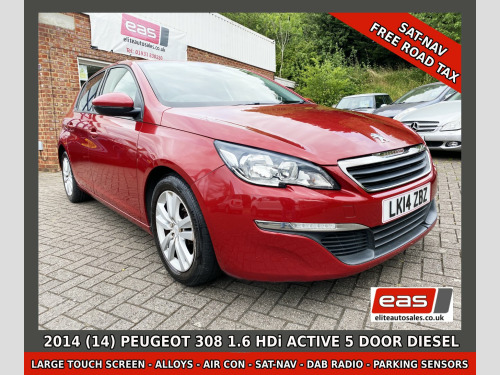 Peugeot 308  1.6 HDi Active FREE ROAD TAX