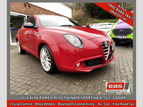 Alfa Romeo MiTo  0.9 Mito 875cc Tb Twinair 105 Bhp Sportiva