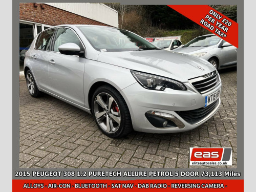 Peugeot 308  1.2 PureTech Allure Only Â£20 Road Tax