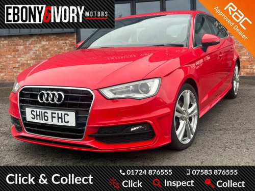 Audi A3  1.6 TDI S line Sportback 5dr Diesel Manual Euro 6 