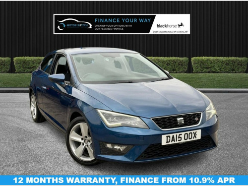 SEAT Leon  2.0 TDI FR TECHNOLOGY DSG 3d 184 BHP 12 MONTHS WAR