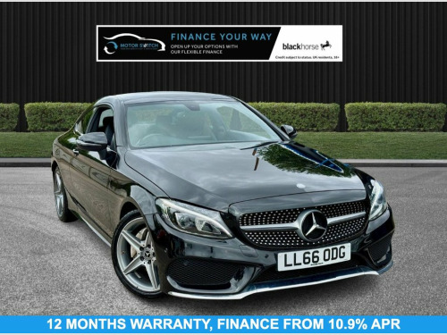 Mercedes-Benz C-Class  2.1 C 220 D AMG LINE 2d 168 BHP FRESHLY SERVICED, 