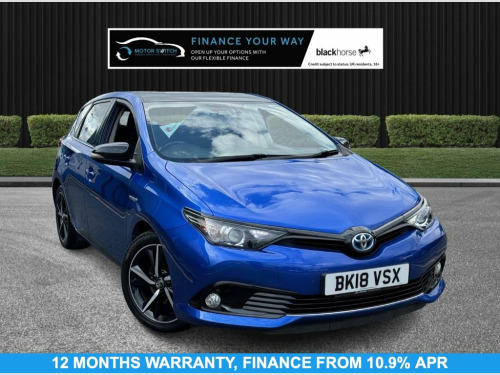 Toyota Auris  1.8 VVT-I DESIGN 5d 135 BHP 12 MONTHS MOT, 2 KEYS,