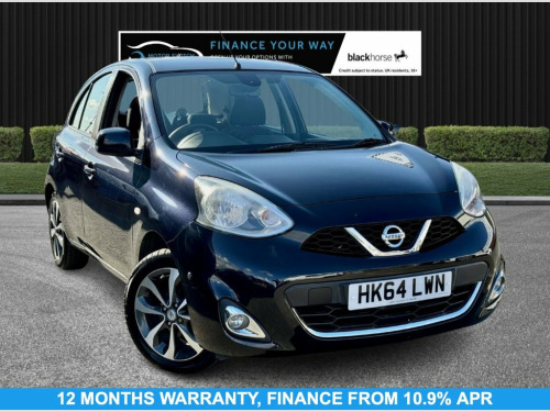 Nissan Micra  1.2 TEKNA 5d 79 BHP FULL 12 MONTHS WARRANTY & 