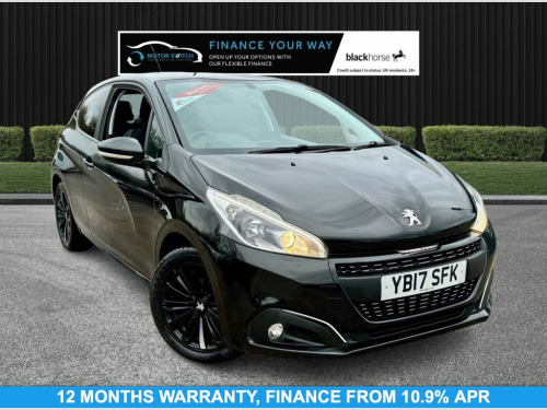 Peugeot 208  1.2 PureTech Black Edition Hatchback 3dr Petrol Ma