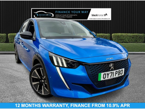 Peugeot 208  50kWh GT Hatchback 5dr Electric Auto (136 ps) 12 M