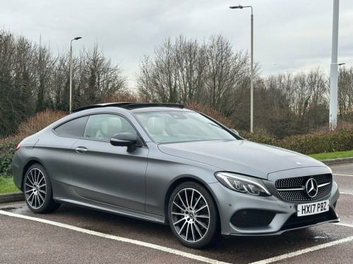 Mercedes-Benz C-Class C200 2.0 C200 AMG Line (Premium Plus) Coupe 2dr Petrol  