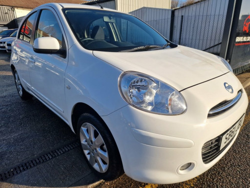 Nissan Micra  1.2 ACENTA 5d 79 BHP IN EVER POPULAR WHITE 