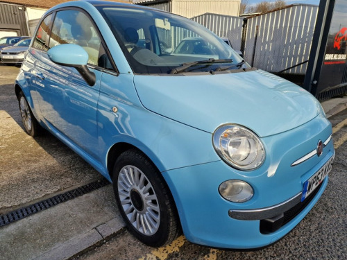 Fiat 500  1.2 LOUNGE 3d 69 BHP EVER POPULAR IN BLUE