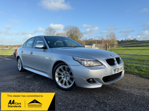 BMW 5 Series  2.0 520d M Sport Saloon 4dr Diesel Steptronic Euro 4 (177 ps) JUST 89k VERY