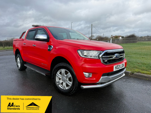 Ford Ranger  2.0 EcoBlue Limited Pickup Double Cab 4dr Diesel Auto 4WD Euro 6 (s/s) (170 