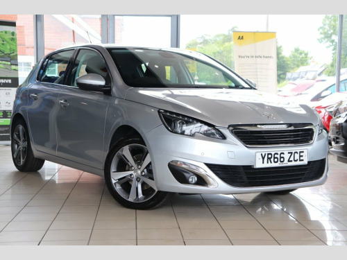 Peugeot 308  1.2 PURETECH S/S ALLURE 5d 130 BHP PETROL MANUAL