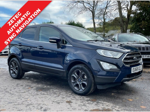 Ford EcoSport  1.0T EcoBoost GPF Zetec SUV 5dr Petrol Auto Euro 6