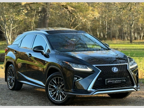 Lexus RX  3.5 450h V6 F Sport SUV 5dr Petrol Hybrid CVT 4WD Euro 6 (s/s) (313 ps) 