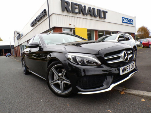 Mercedes-Benz C-Class C200 2.0 C200 AMG Line Saloon 4dr Petrol G-Tronic+ Euro