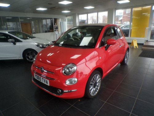 Fiat 500C  1.2 Lounge Convertible 2dr GLAM CORAL Manual Euro  