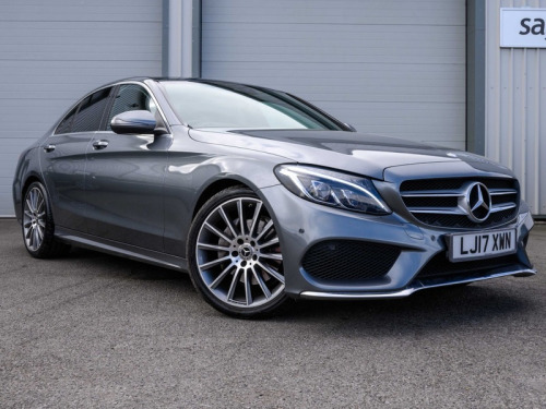 Mercedes-Benz C-Class 2.1 C220d AMG Line (Premium Plus) Saloon 4dr Diesel G-Tronic+ Euro 6 (s/s)