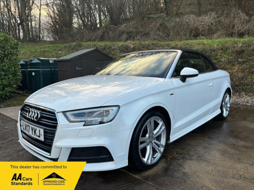 Audi A3 Cabriolet  1.4 TFSI CoD S line Convertible 2dr Petrol S Troni