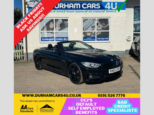 BMW 4 Series  2.0L 420D M SPORT 2d AUTO 181 BHP