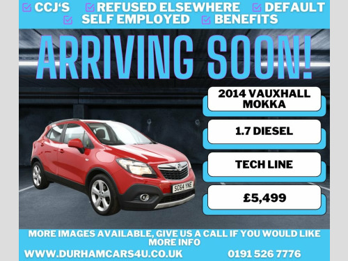 Vauxhall Mokka  1.7 CDTi Tech Line SUV 5dr Diesel Manual 2WD Euro 