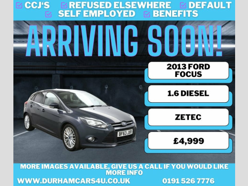 Ford Focus  1.6 TDCi Zetec Hatchback 5dr Diesel Manual Euro 5 