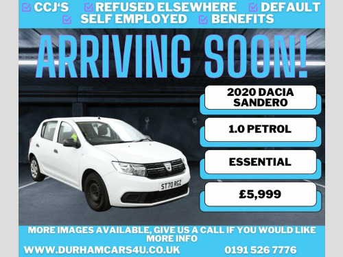 Dacia Sandero  1.0 SCe Essential Hatchback 5dr Petrol Manual Euro