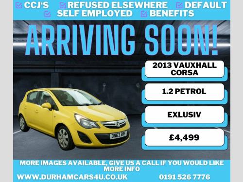 Vauxhall Corsa  1.2i ecoFLEX 16V Exclusiv Hatchback 5dr Petrol Man